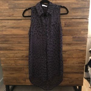 Nordstrom LUSH Shear Sleeveless Blouse (XS)